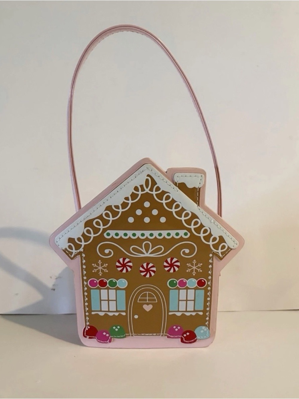 Gymboree Pink Gingerbread House Purse Sweet Nothing Holiday Christmas Girls